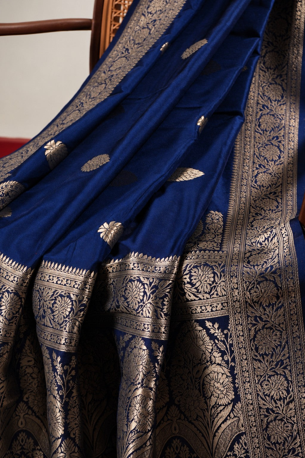Banarasiya Banarasi Silk Saree in Blue