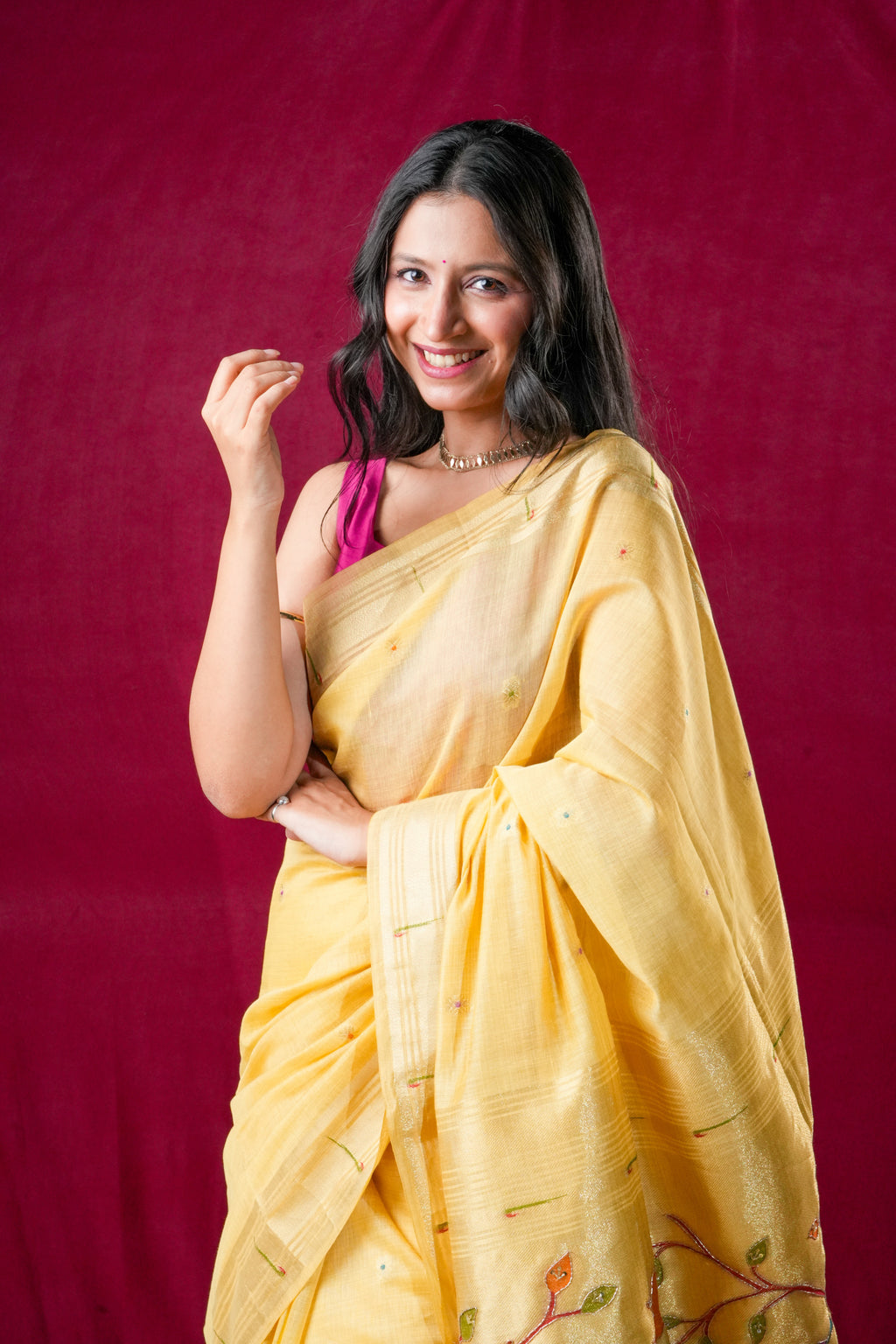 Kasturi | Jamdhani cotton silk