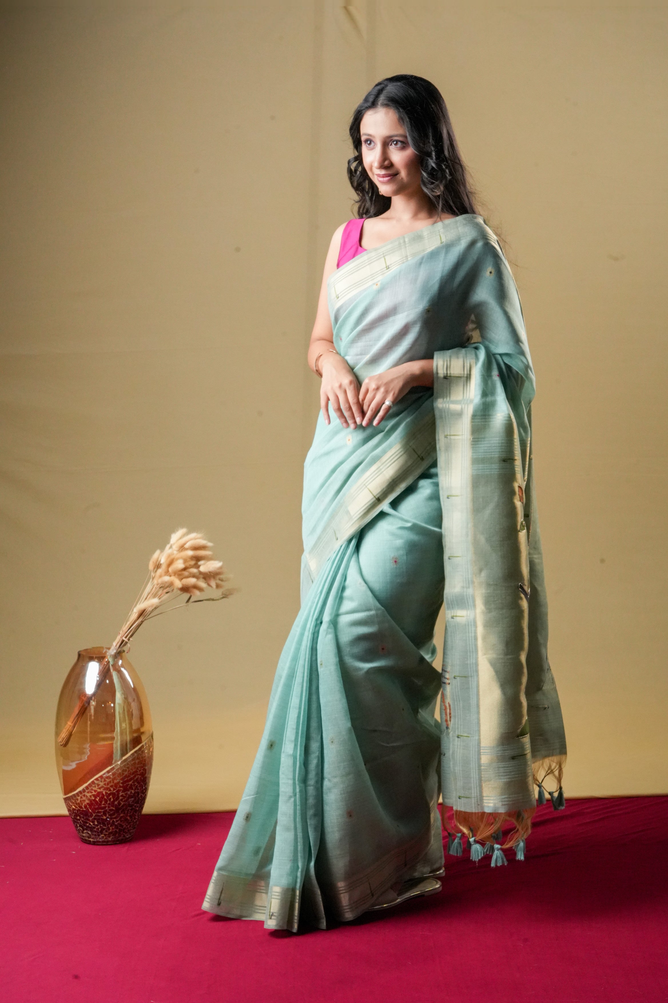 Kasturi | Jamdhani cotton silk