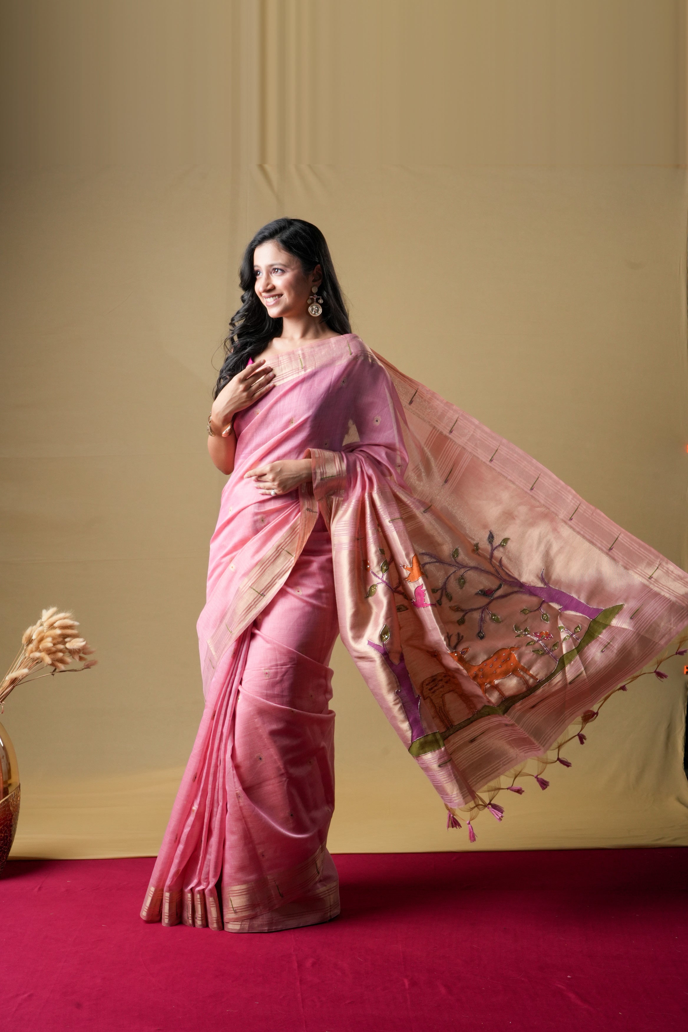 Kasturi | Jamdhani cotton silk
