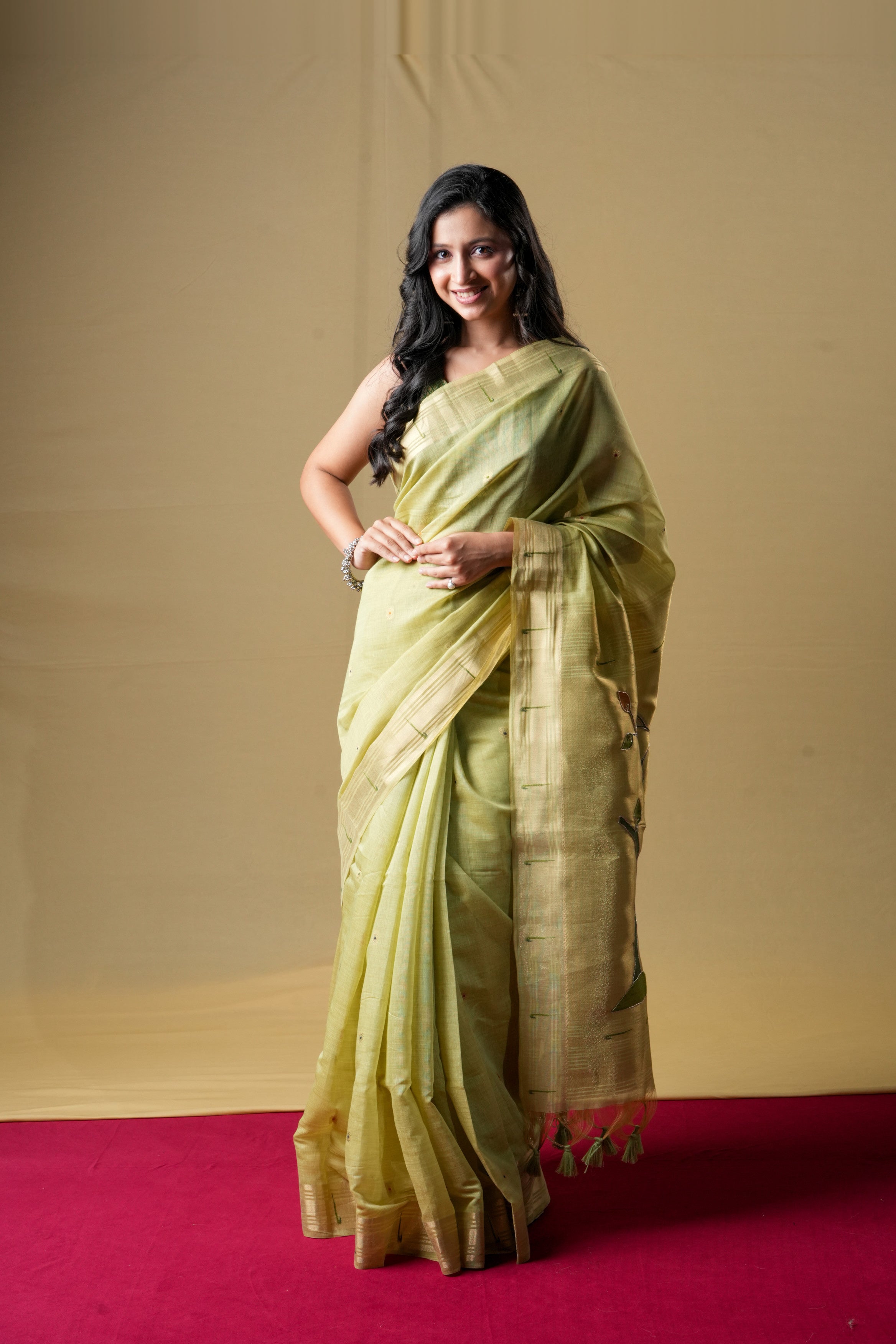 Kasturi | Jamdhani cotton silk