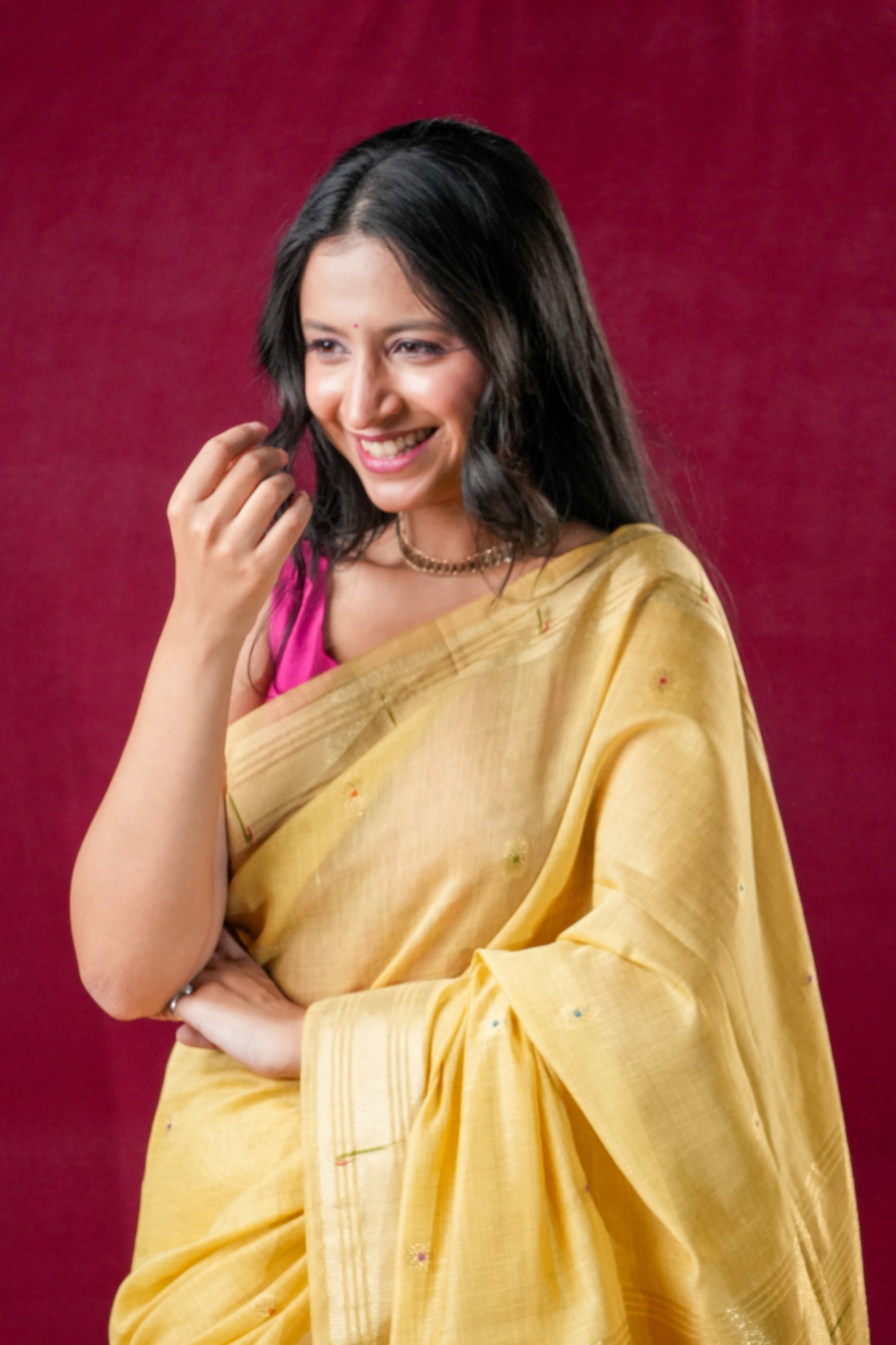 Kasturi | Jamdhani cotton silk