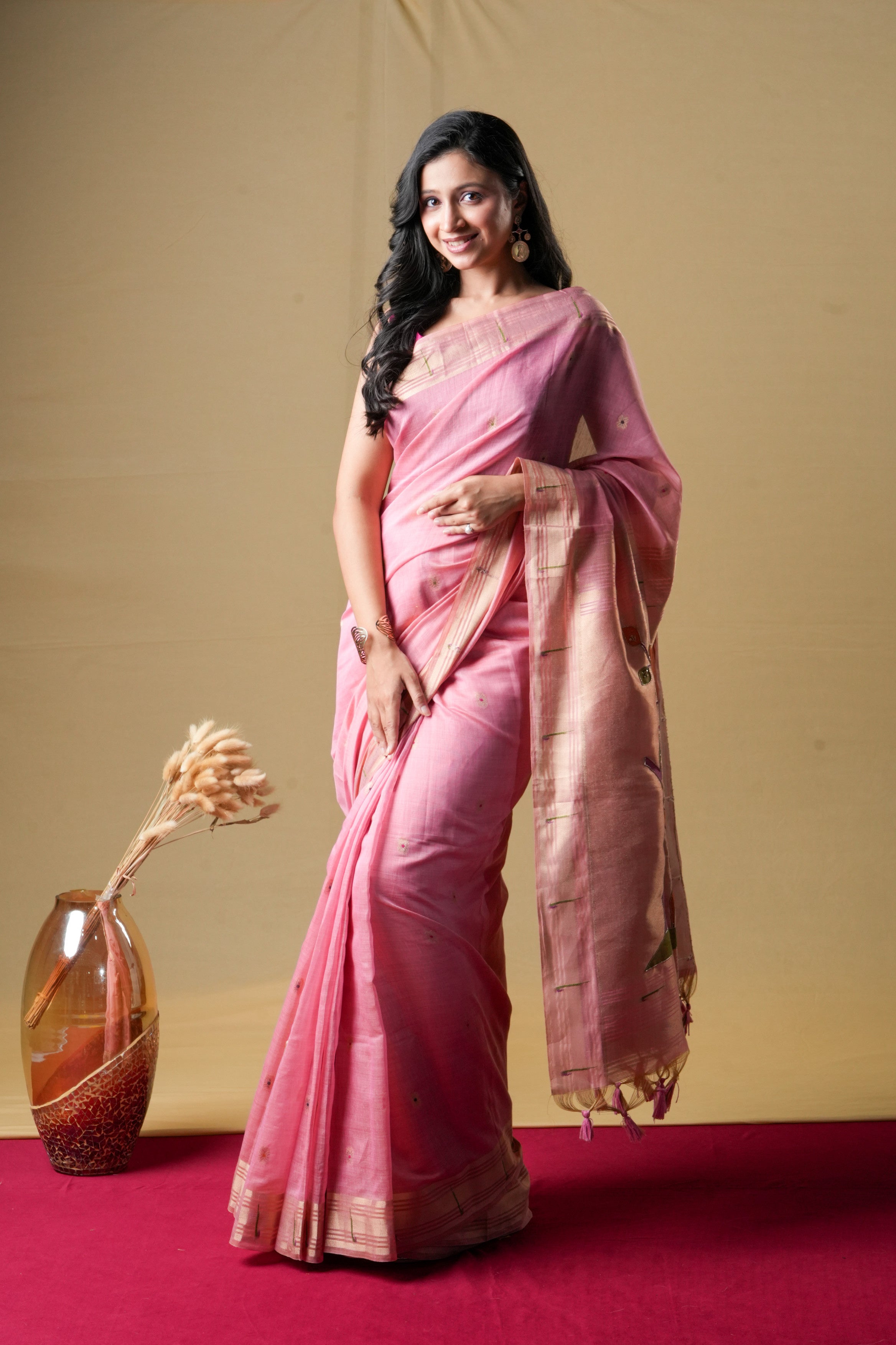 Kasturi | Jamdhani cotton silk