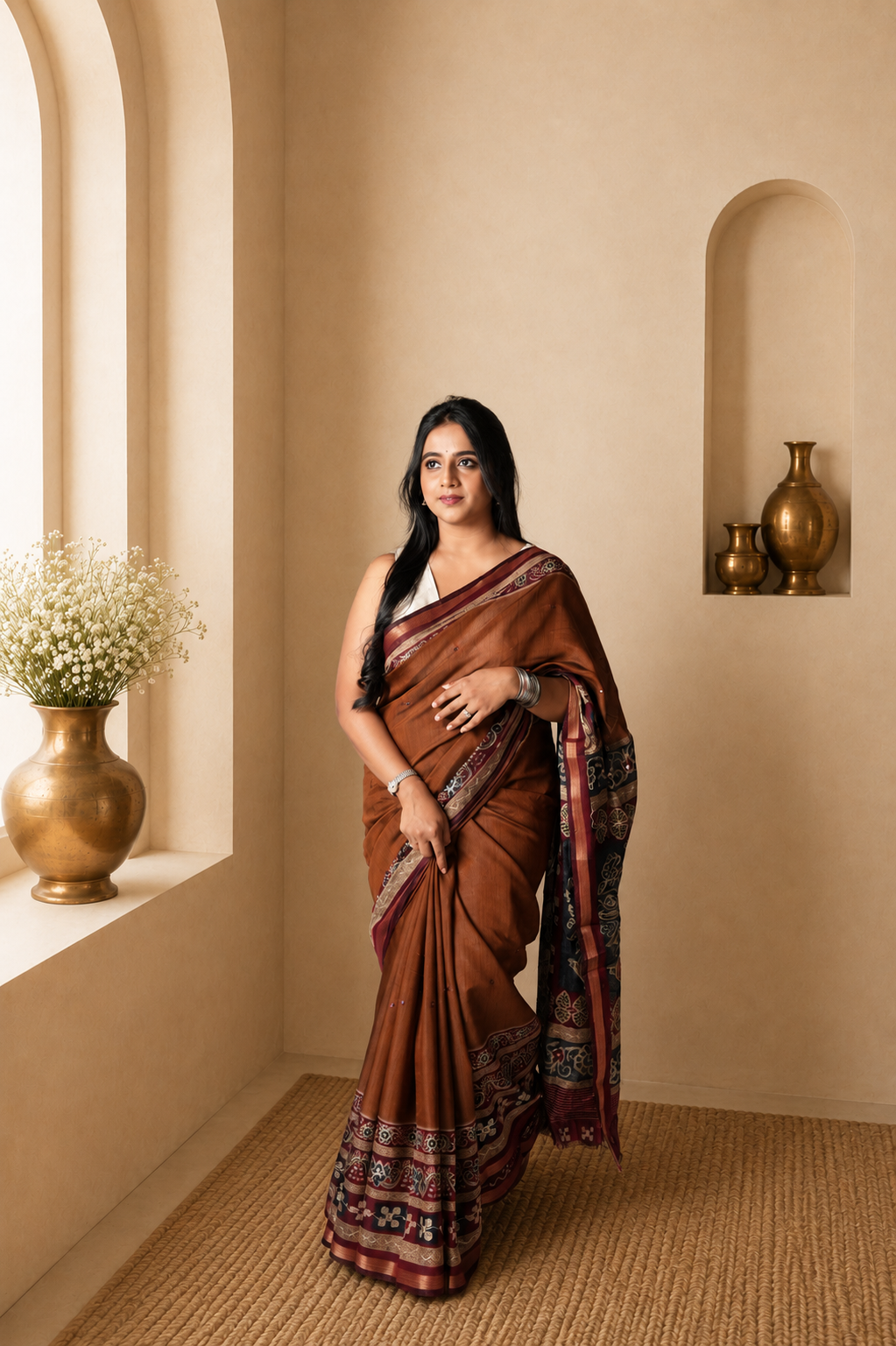 Bhumika Aari | Viscose cotton Saree