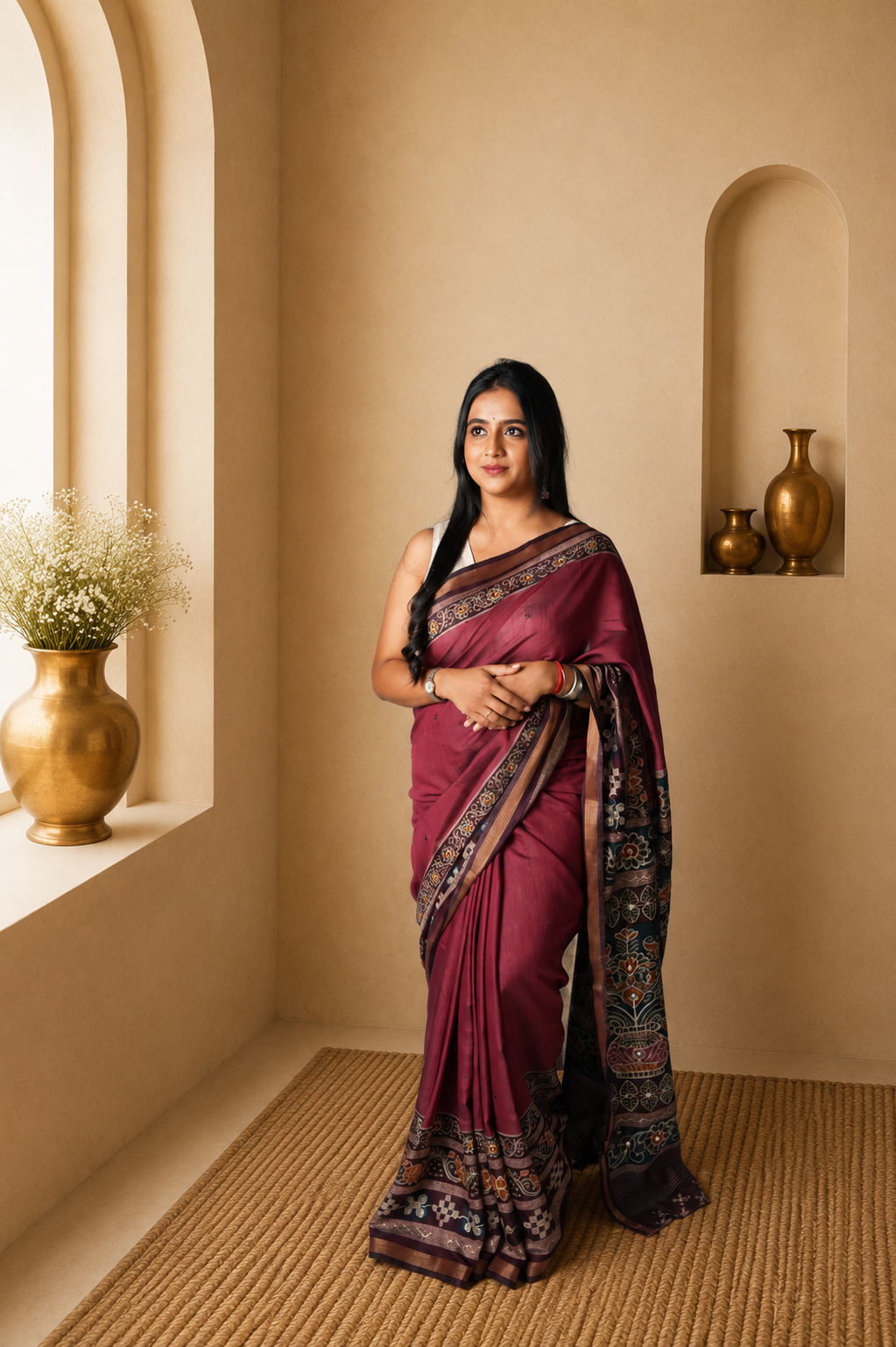 Bhumika Aari | Viscose cotton Saree