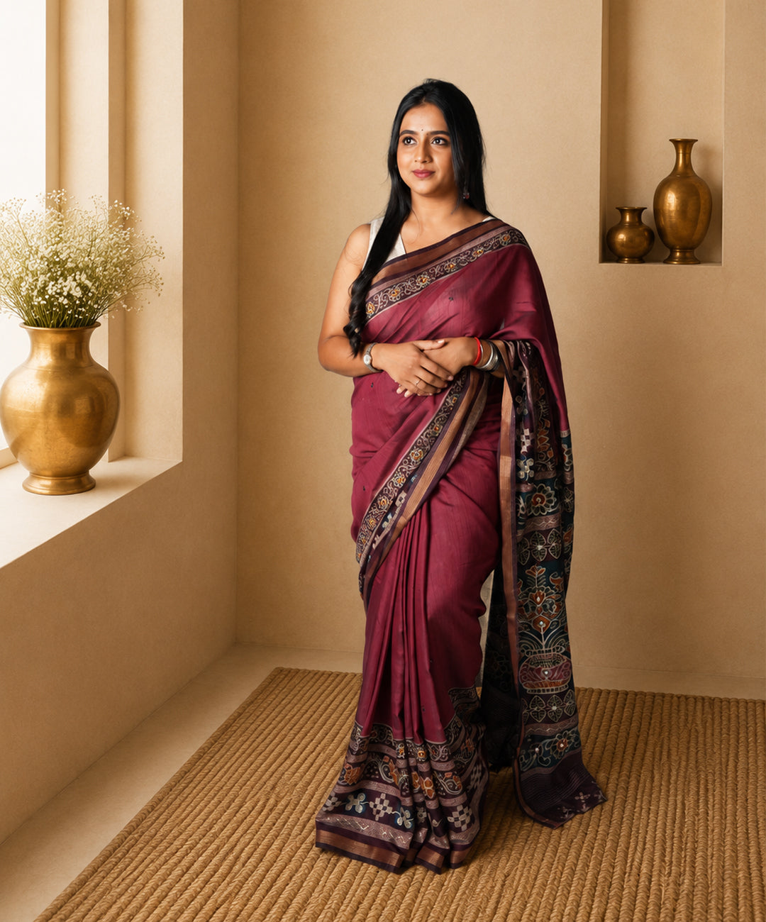 Bhumika Aari | Viscose cotton Saree