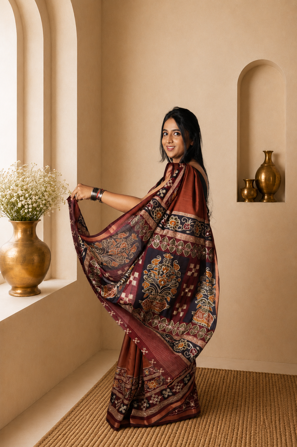 Bhumika Aari | Viscose cotton Saree