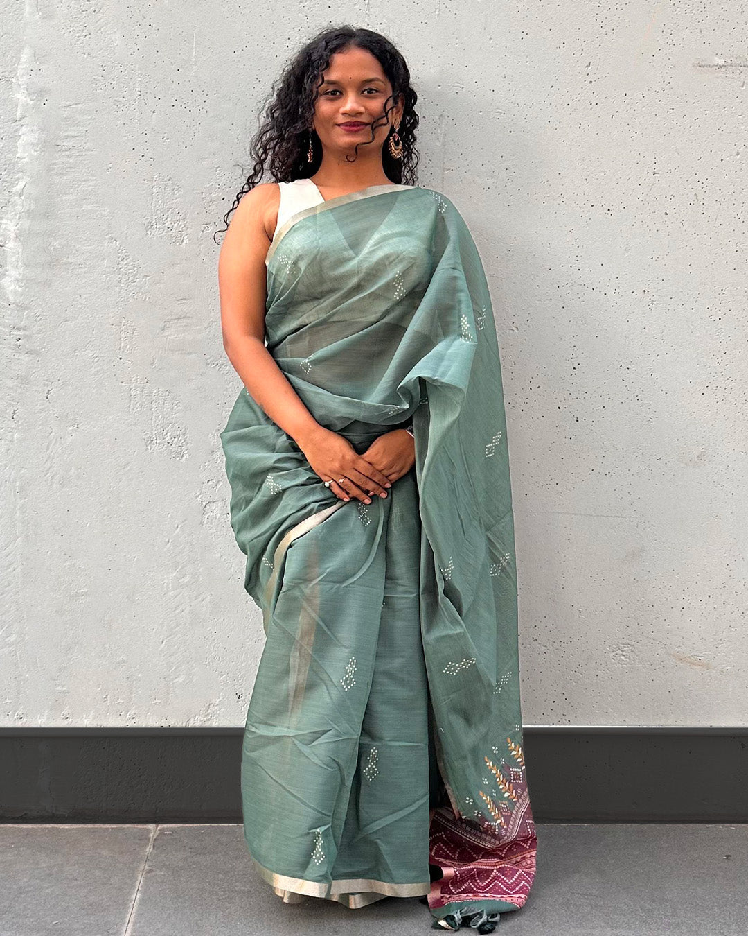 Madhumati | Tussar Cotton Saree