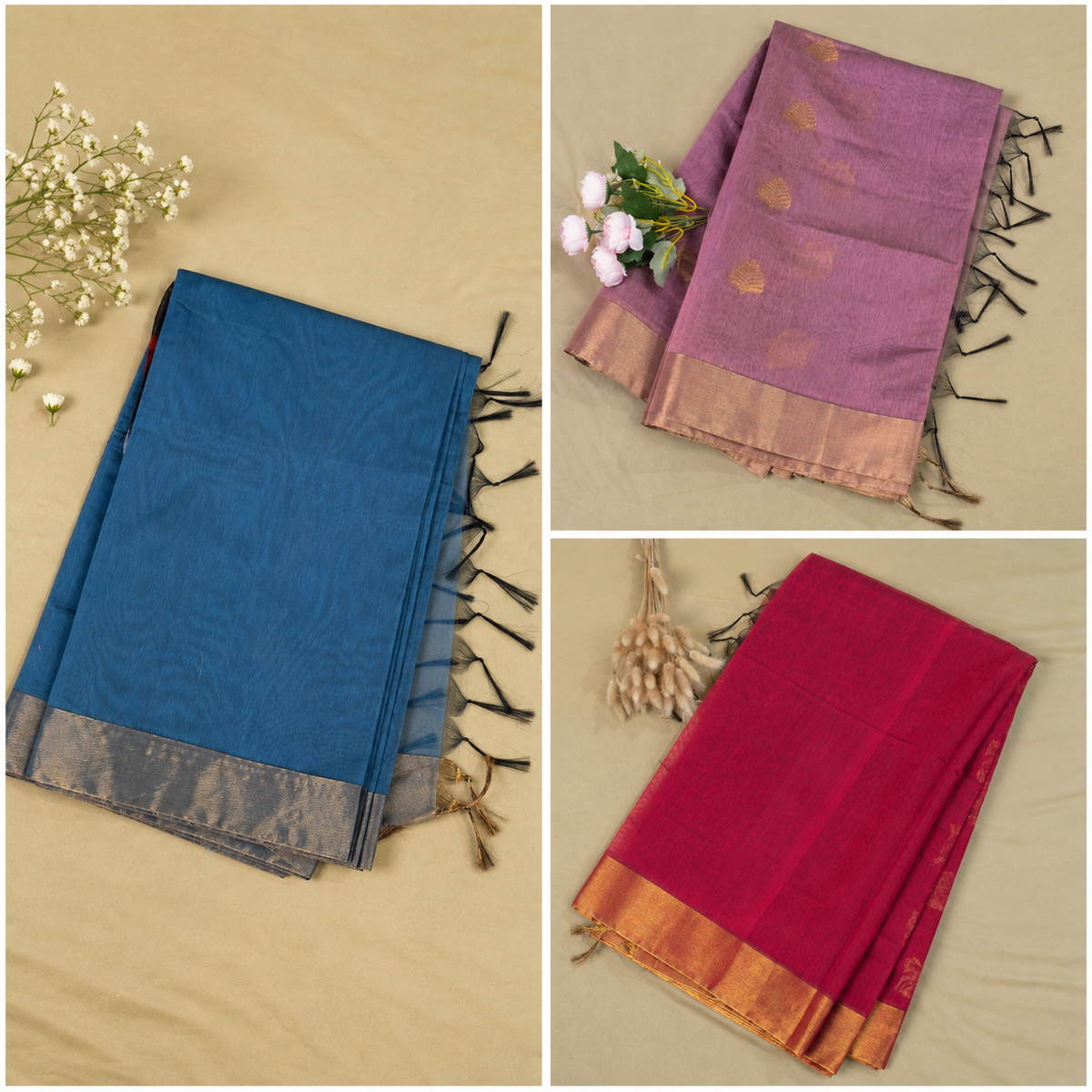 Meera Pochampally – Cotton Tussar Saree