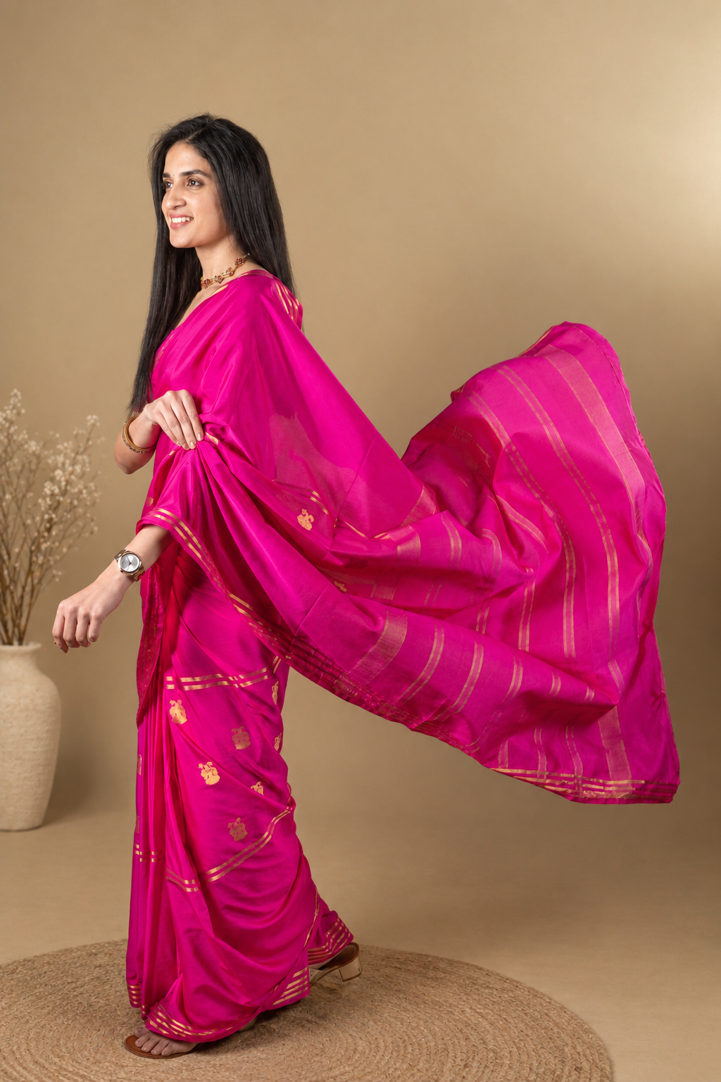 Garuda – Mysore Crepe Saree