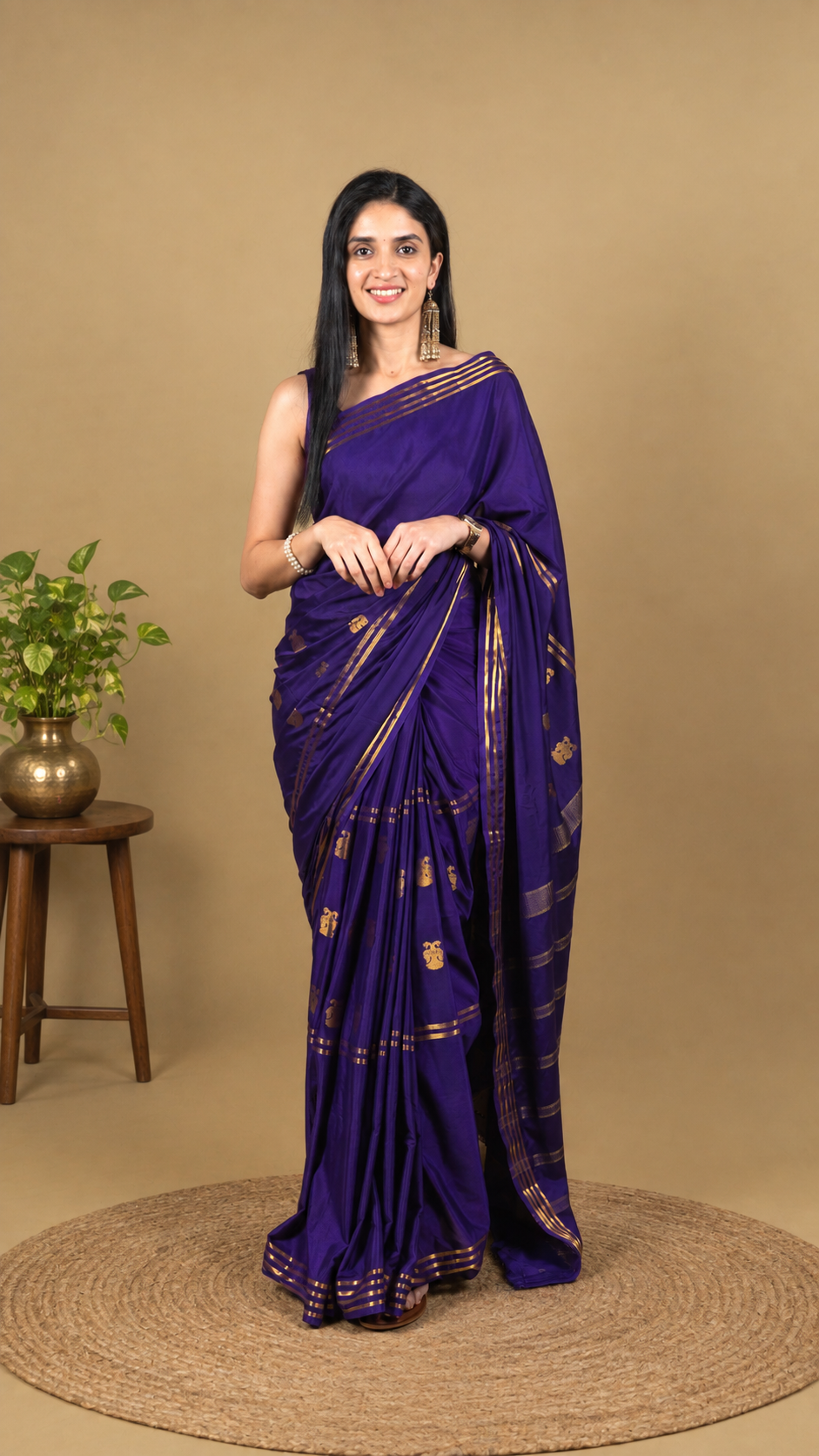 Garuda – Mysore Crepe Saree