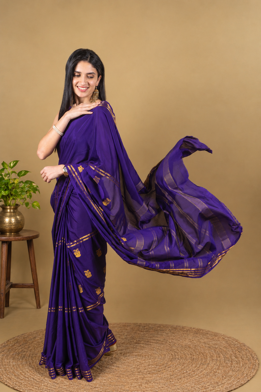 Garuda – Mysore Crepe Saree