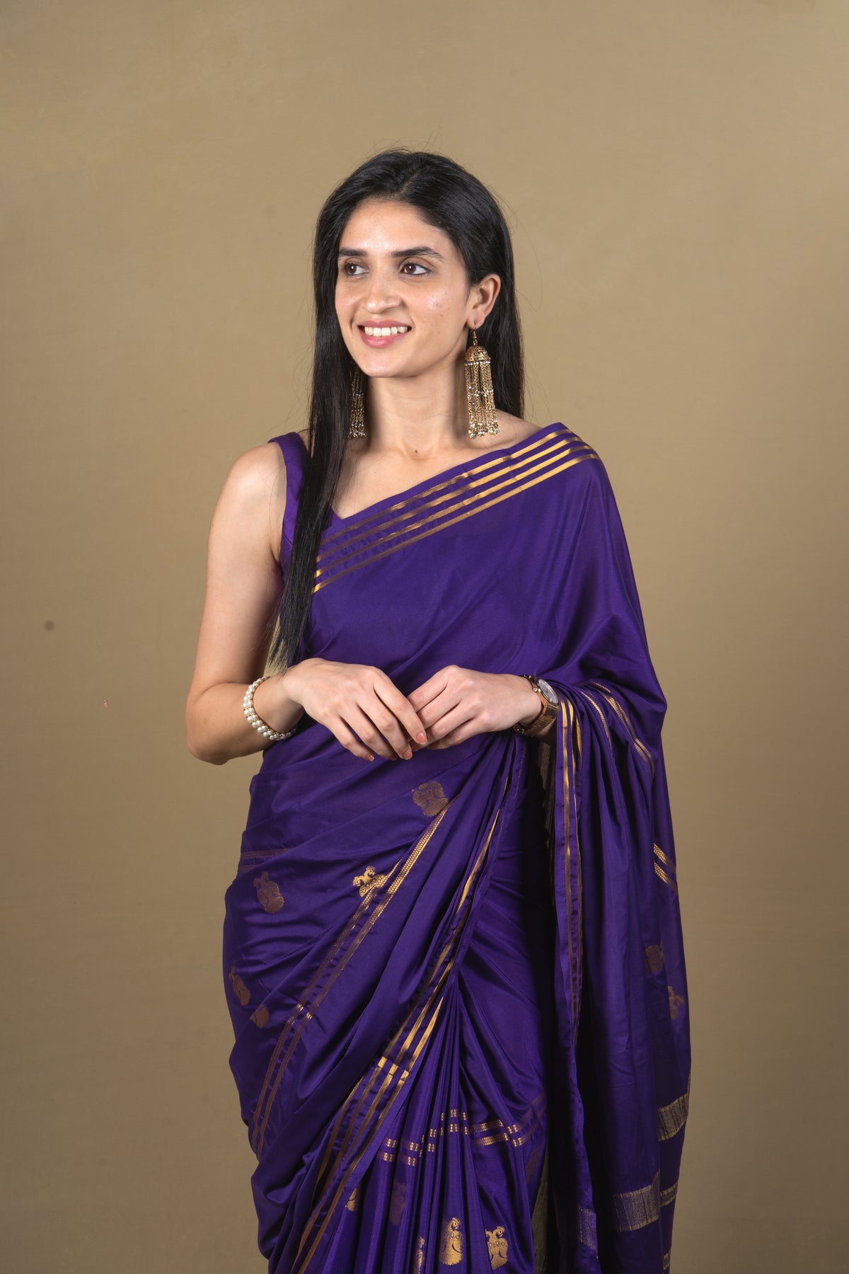 Garuda – Mysore Crepe Saree