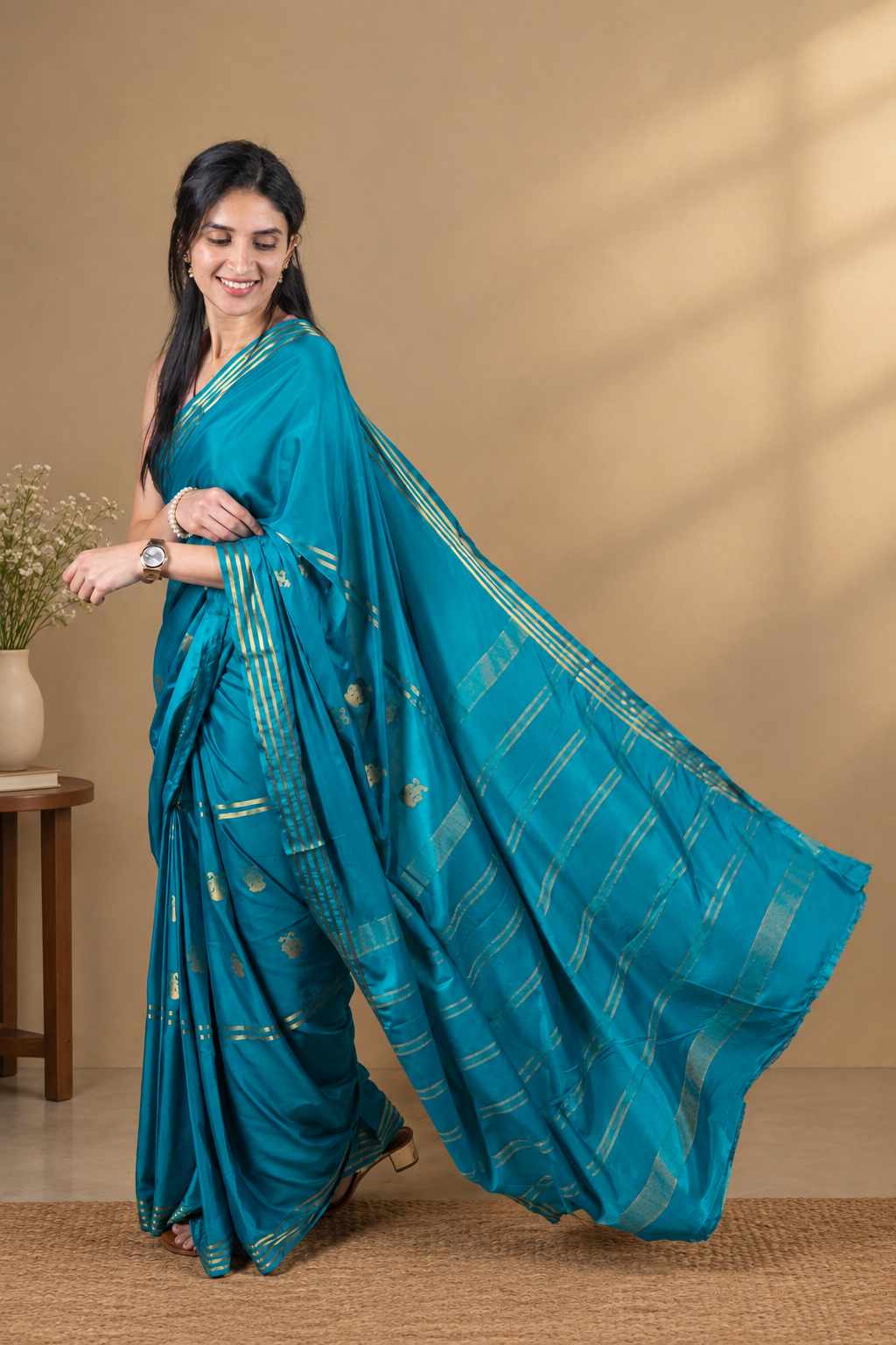 Garuda – Mysore Crepe Saree