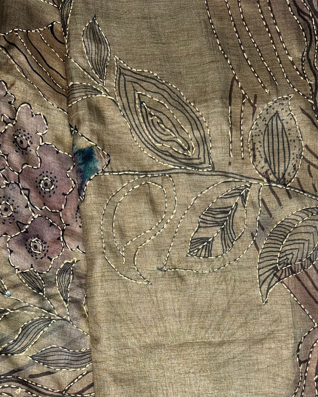 Kaatha Flower | Tissue Cotton Saree