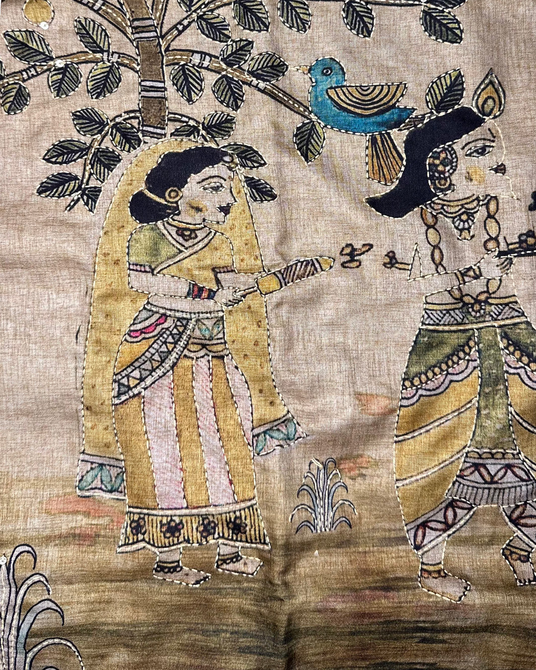 Kaatha Rath | Tissue Cotton Saree
