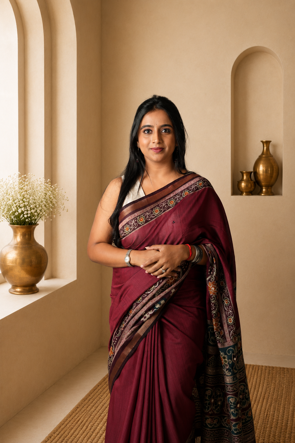 Bhumika Aari | Viscose cotton Saree