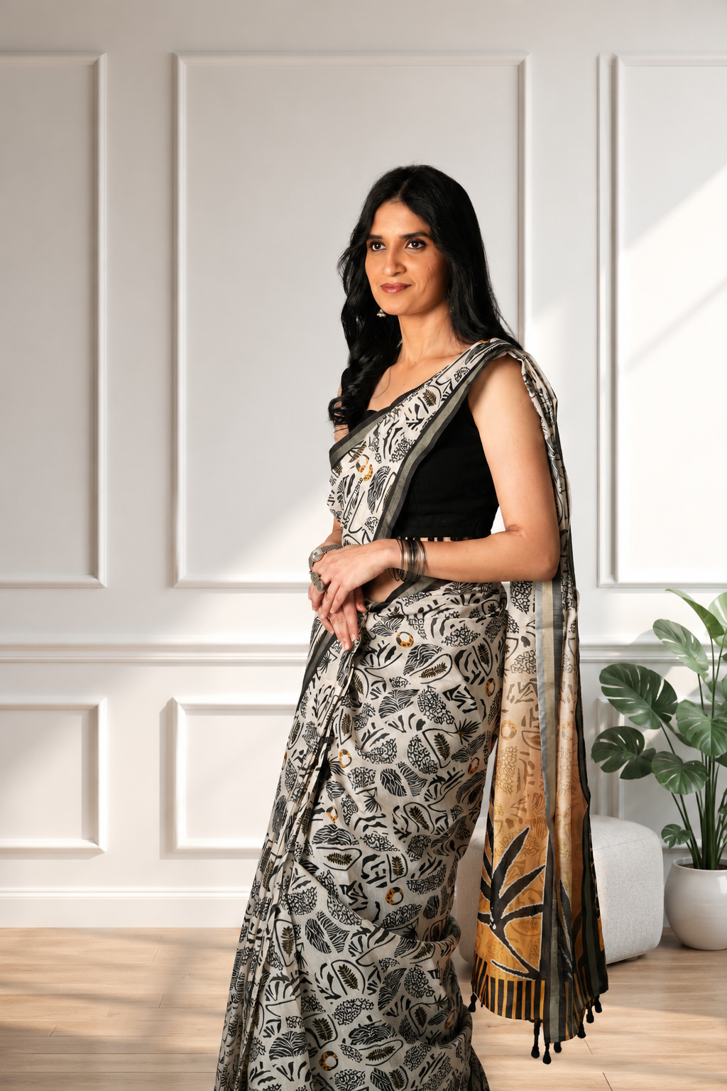 Ira Bloom | Poly cotton saree