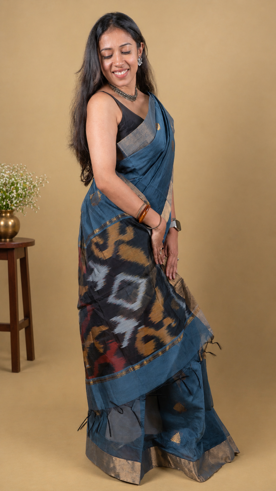 Meera Pochampally – Cotton Tussar Saree
