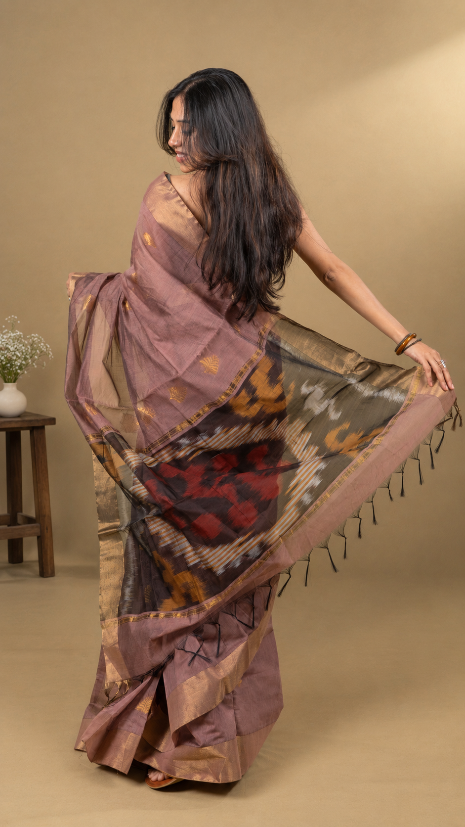 Meera Pochampally – Cotton Tussar Saree