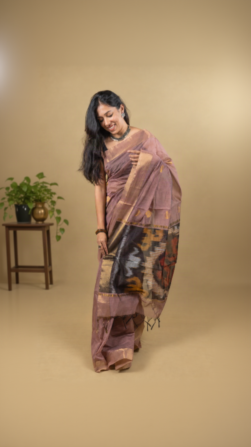 Meera Pochampally – Cotton Tussar Saree