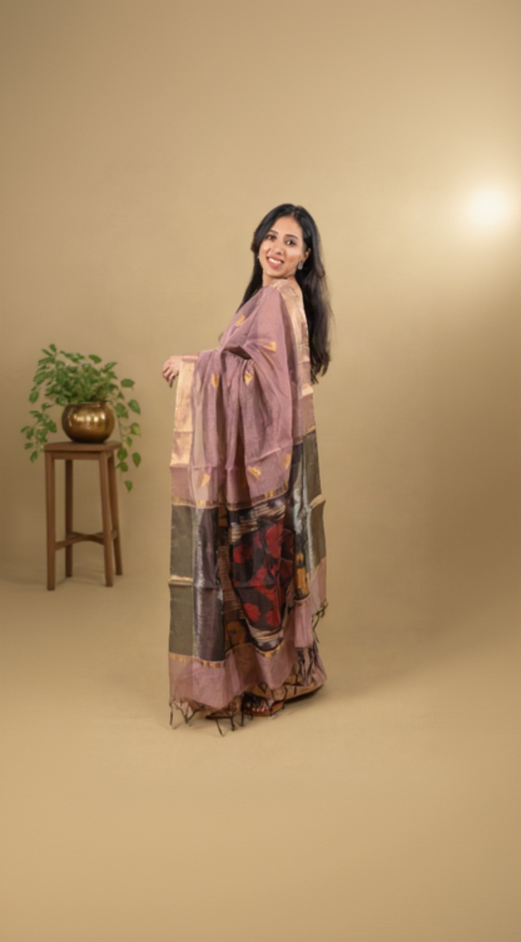 Meera Pochampally – Cotton Tussar Saree