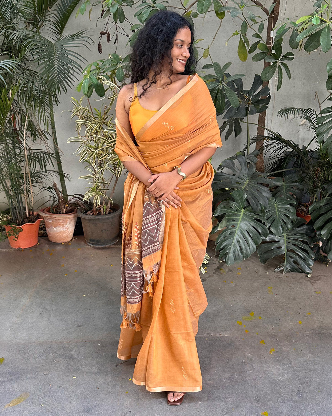 Madhumati | Tussar Cotton Saree
