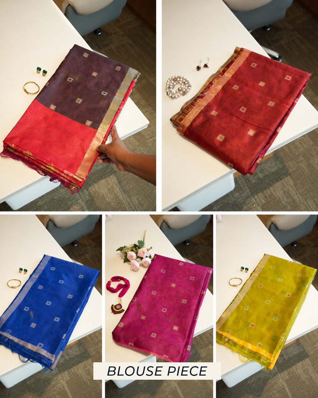 Pinjara jari | Tusser Cotton Silk Saree