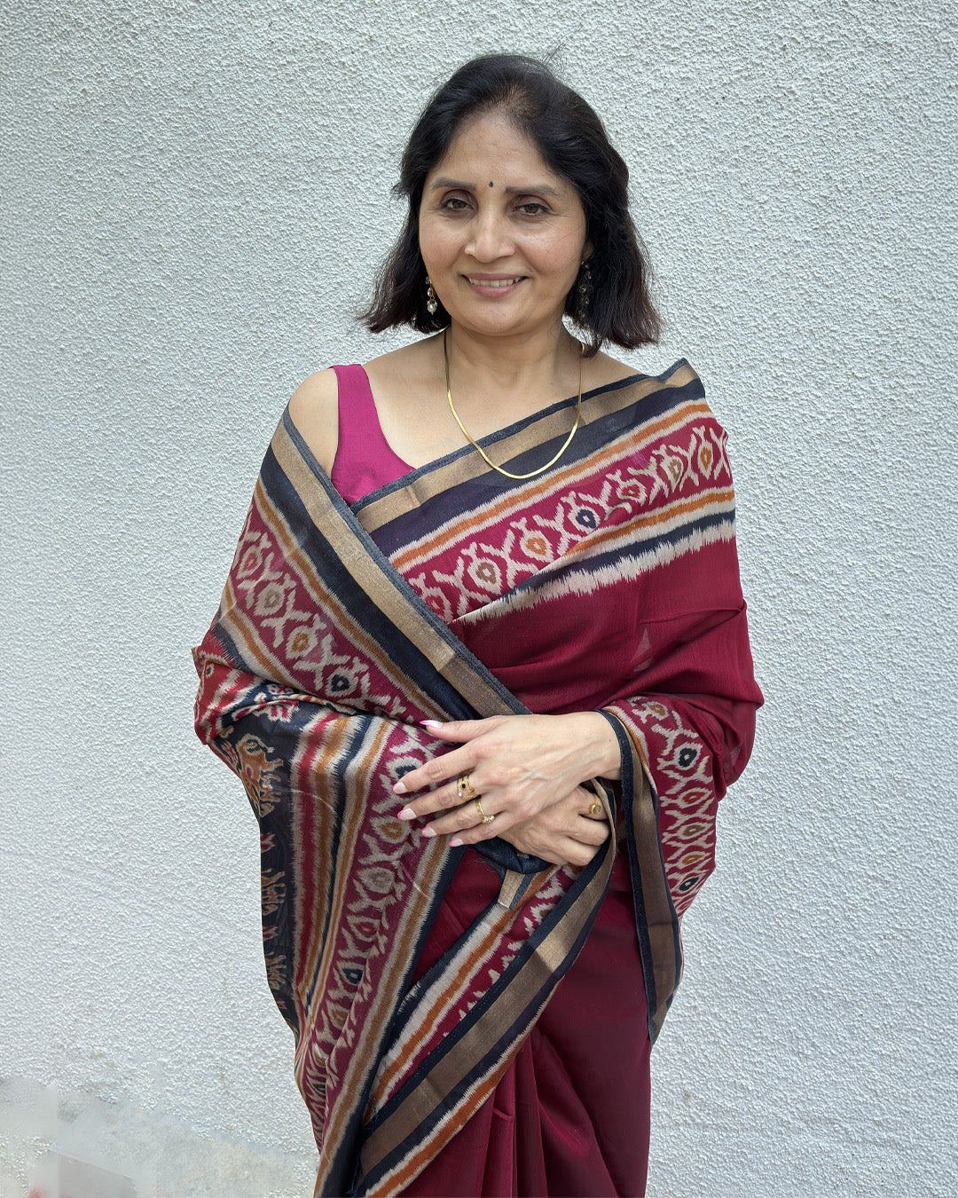 Proper Patola | Patola Border Camry Silk Saree