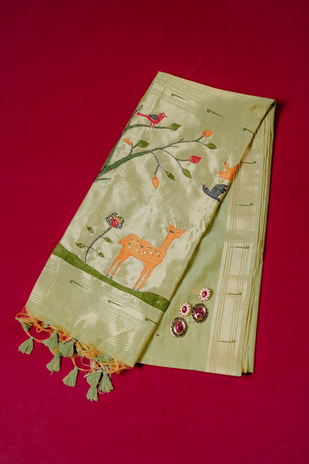 Kasturi | Jamdhani cotton silk