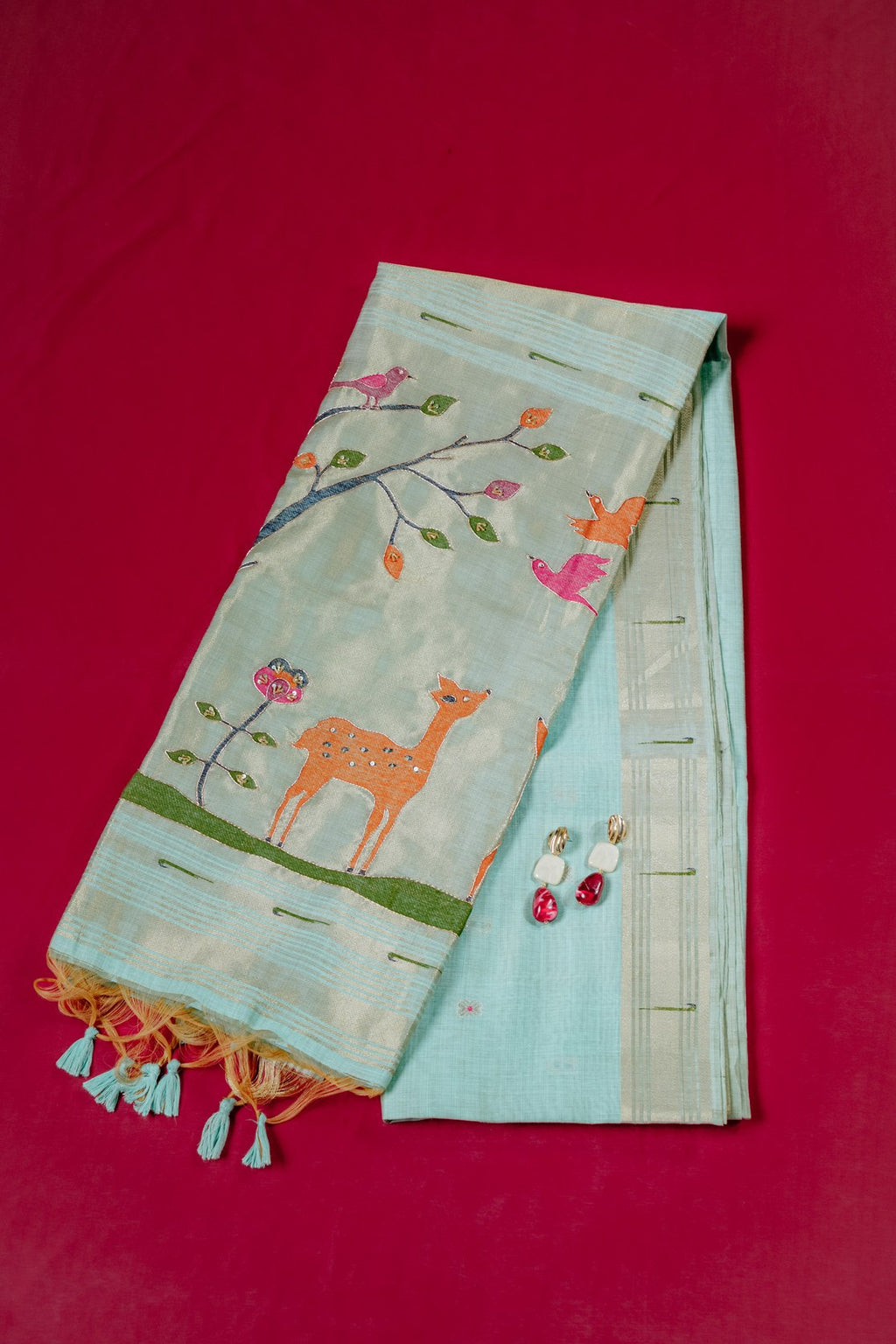Kasturi | Jamdhani cotton silk