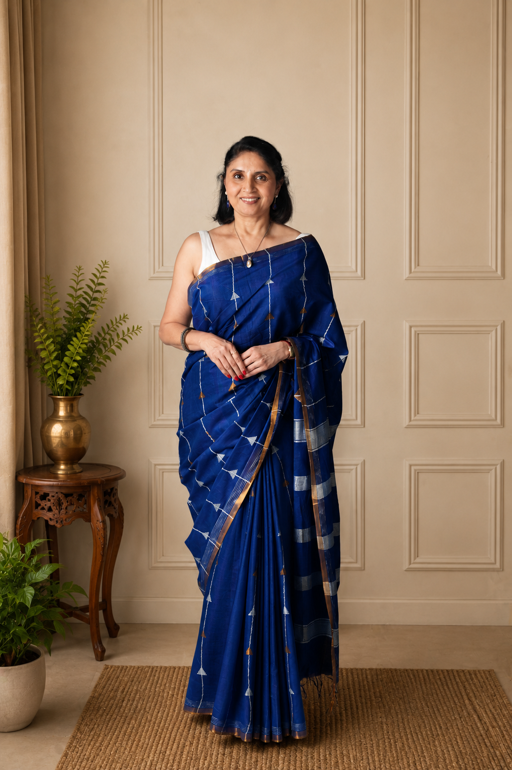 Soumya Handloom | Mulberry Cotton Silk Saree