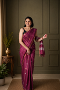 Soumya Handloom | Mulberry Cotton Silk Saree