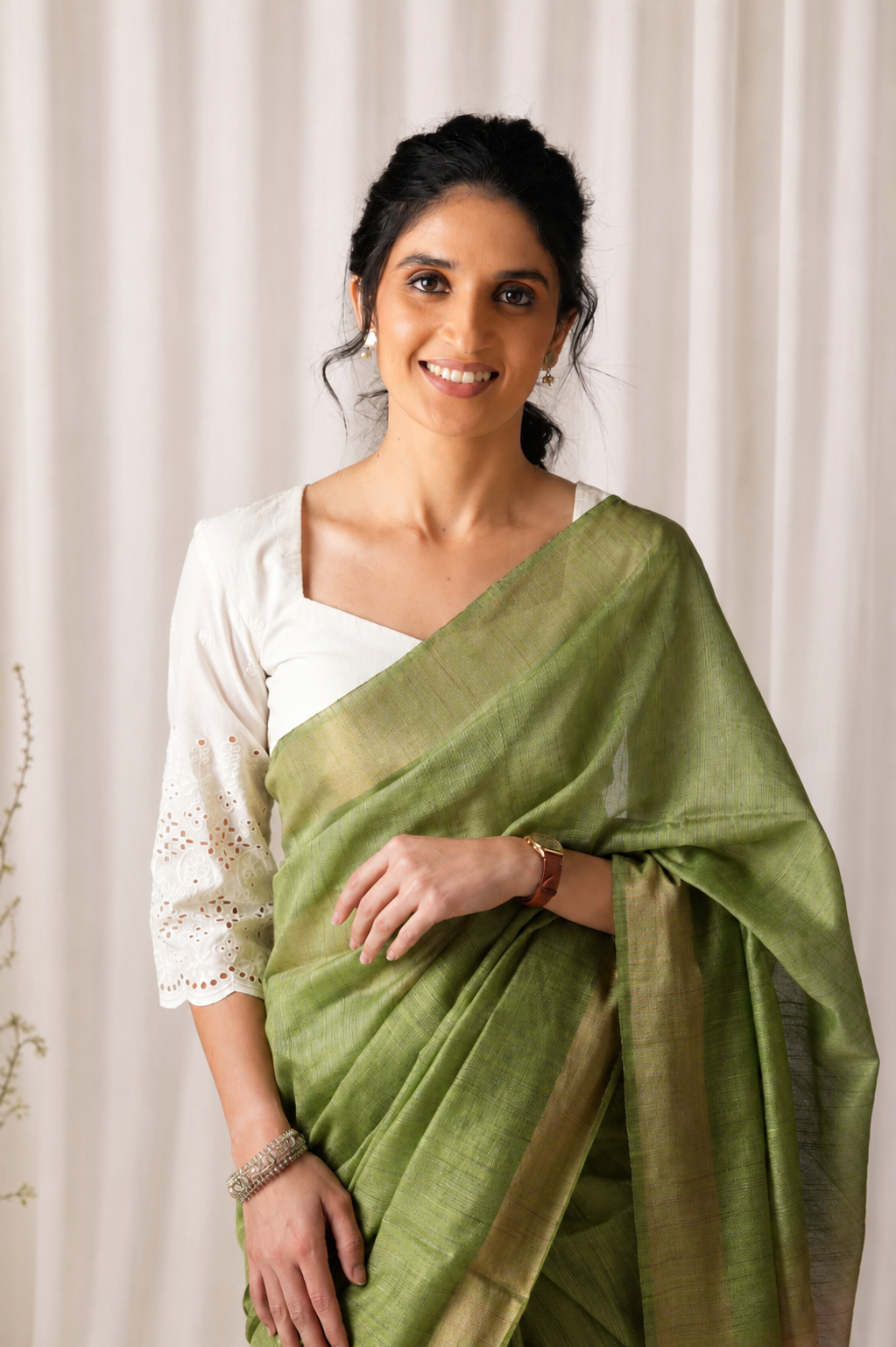 Timeless Linen | Cotton Linen Saree