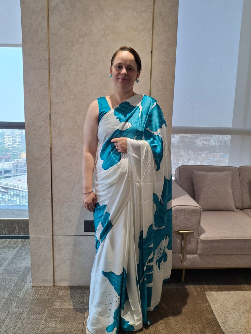 Meera Bloom | Crepe Saree