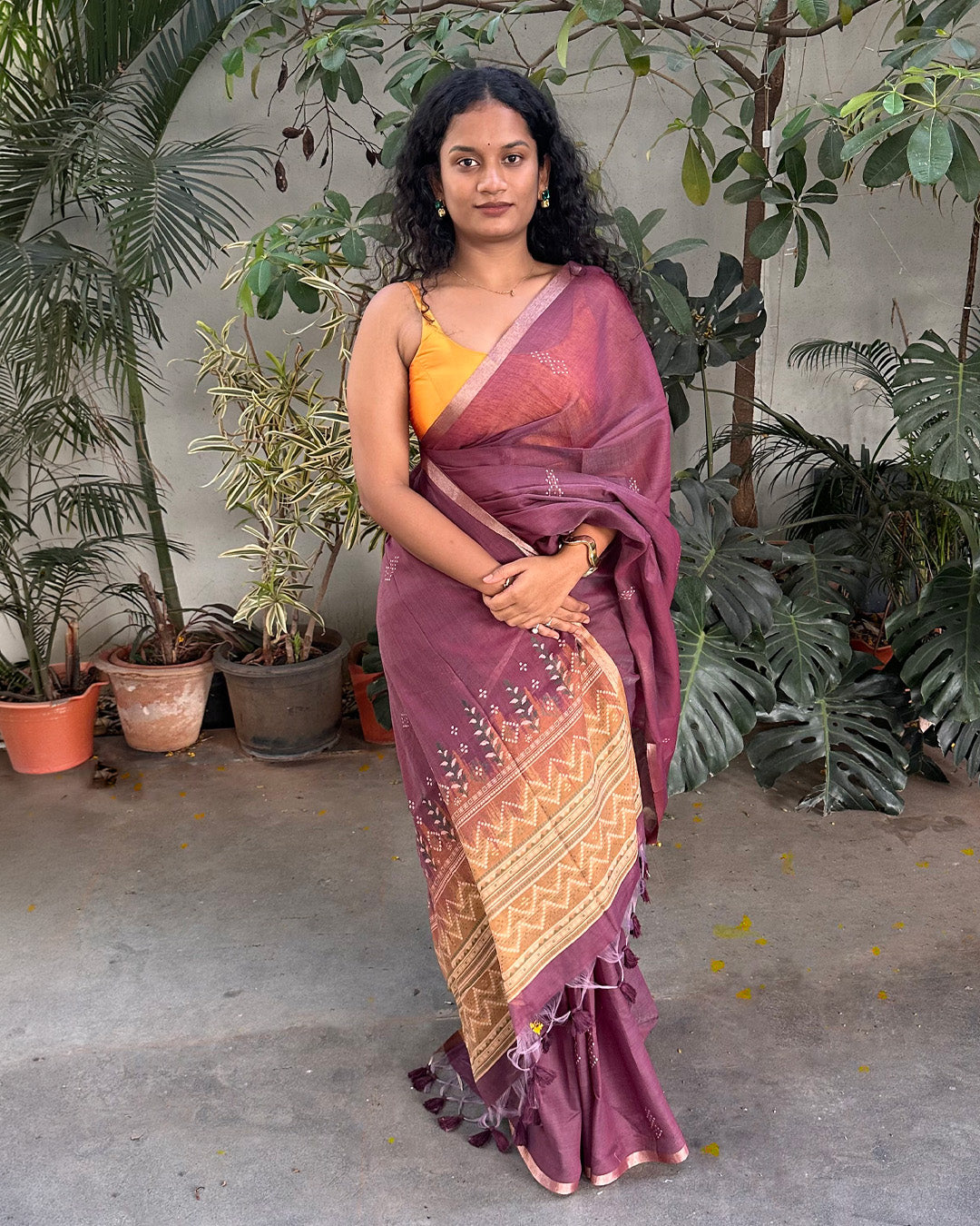Madhumati | Tussar Cotton Saree