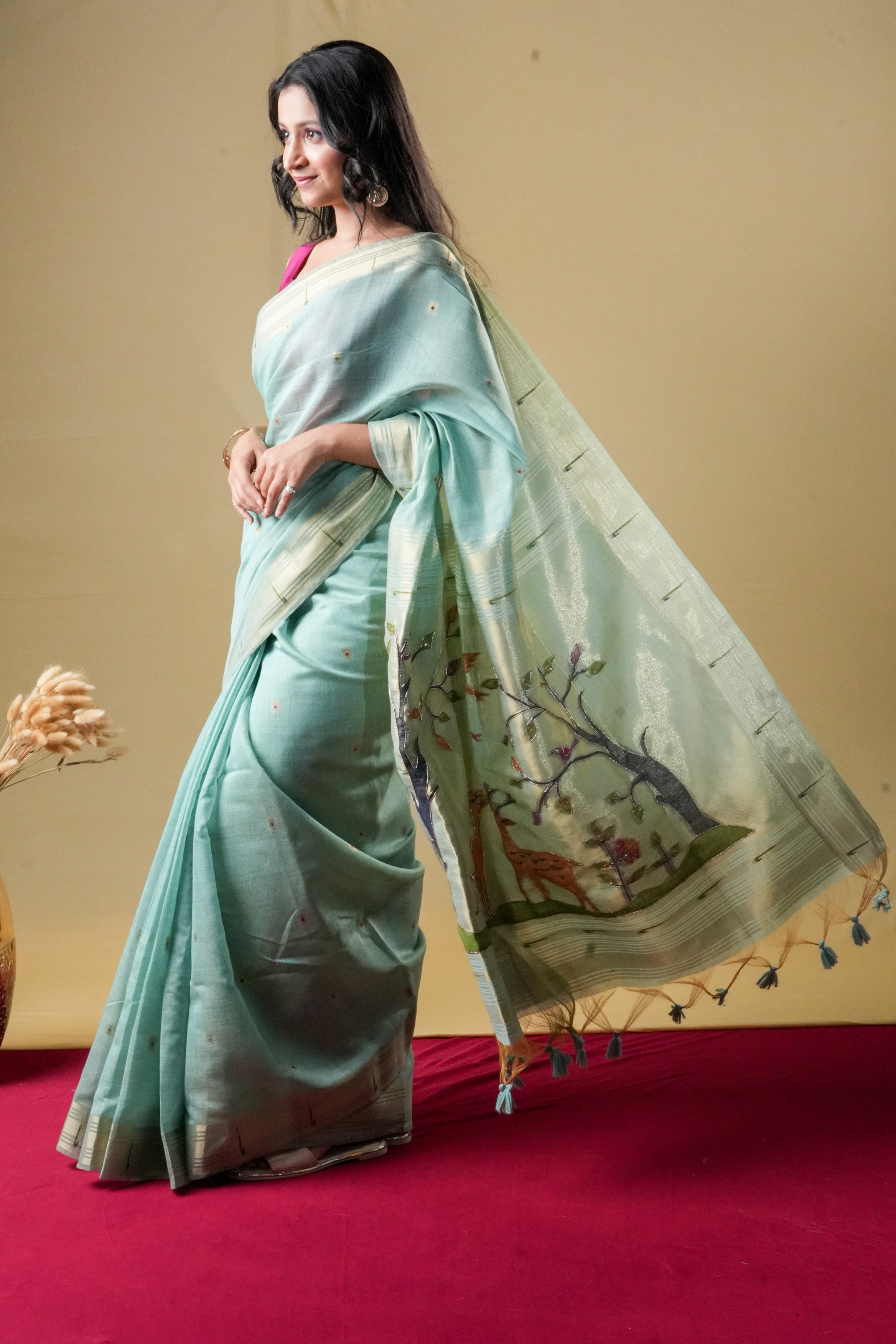 Kasturi | Jamdhani cotton silk new