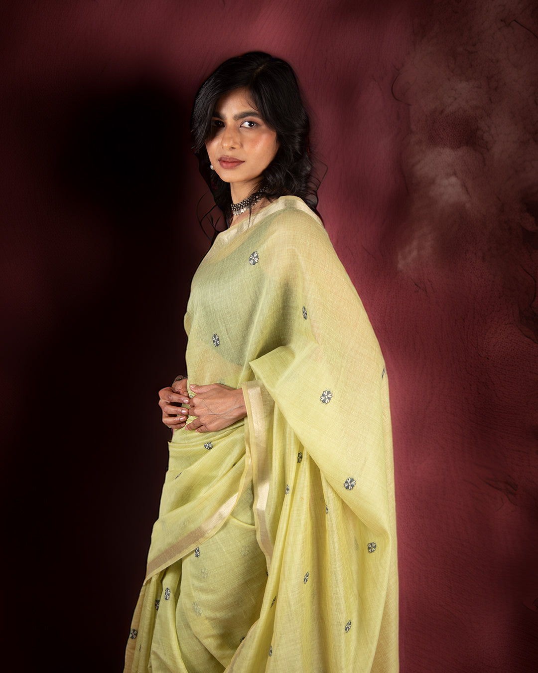 Calmdhenu | Mul Cotton Saree - Rajathee Sarees