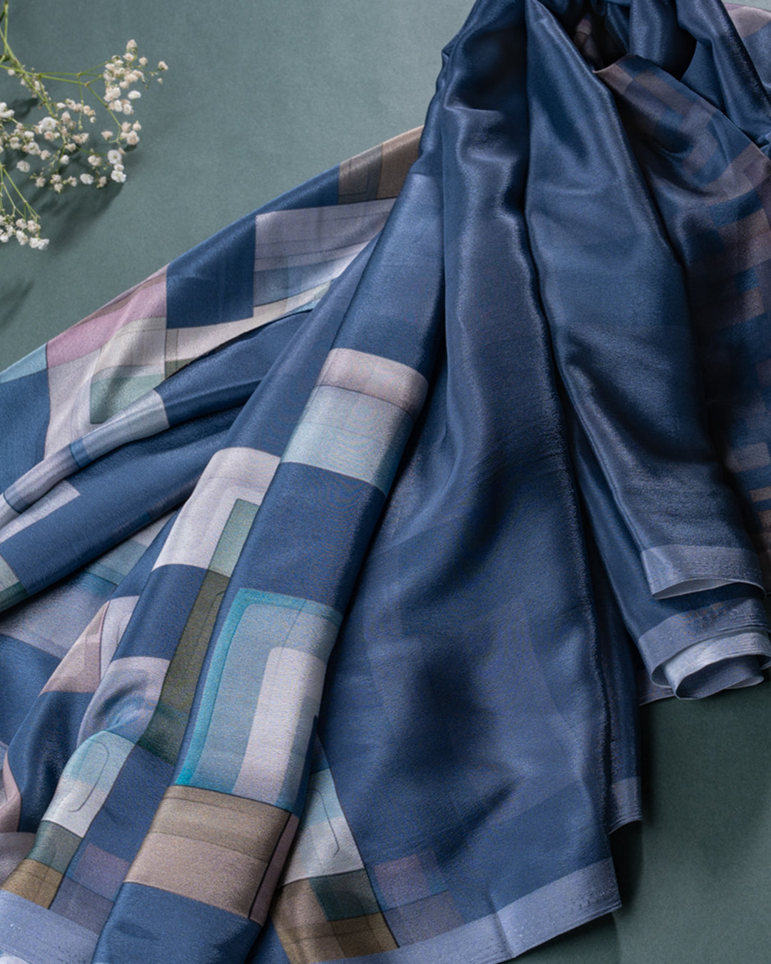 Bloom Lady | Natural Crepe Saree - Rajathee Sarees