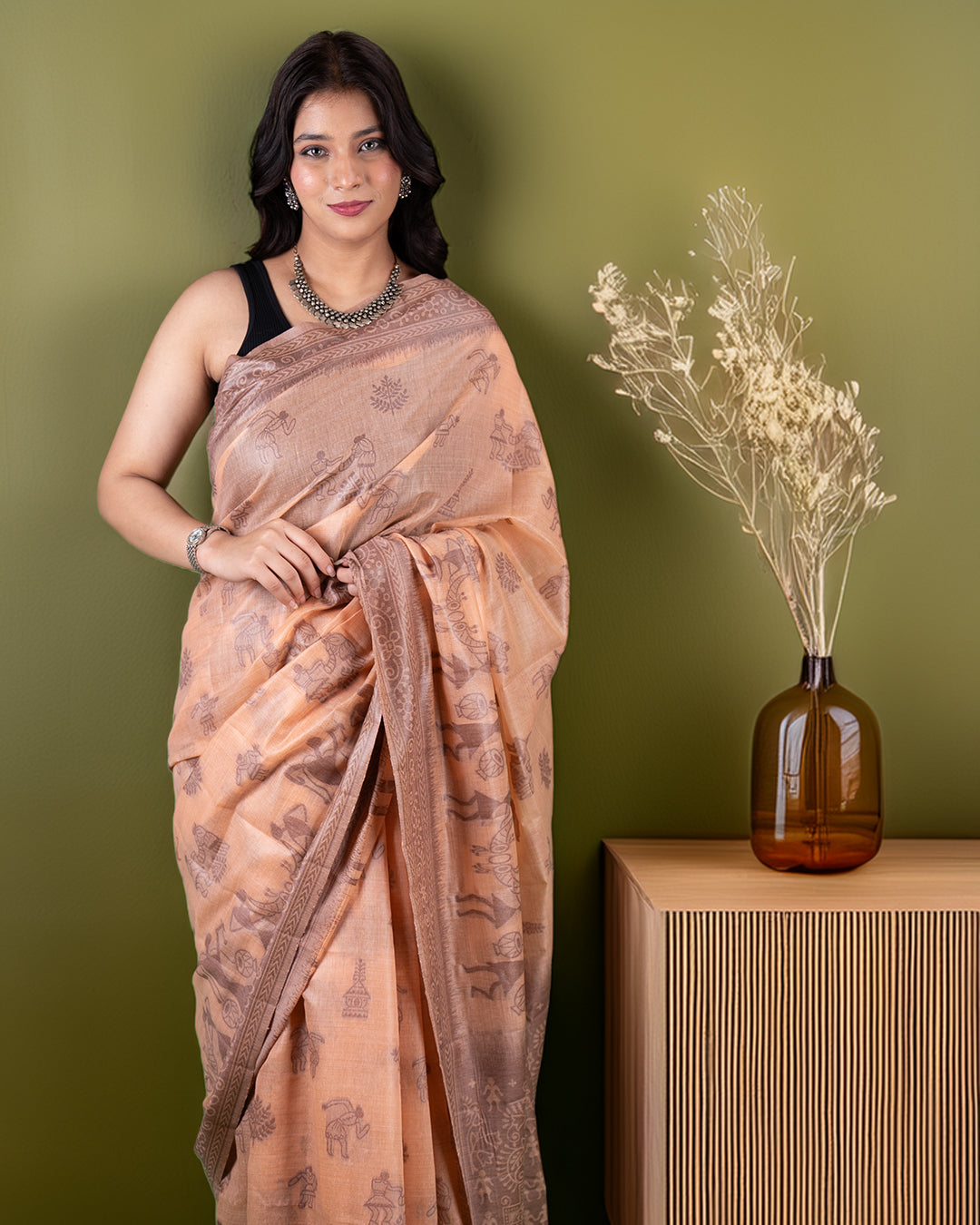 Stone-Age Era | Cotton Saree - Rajathee Sarees