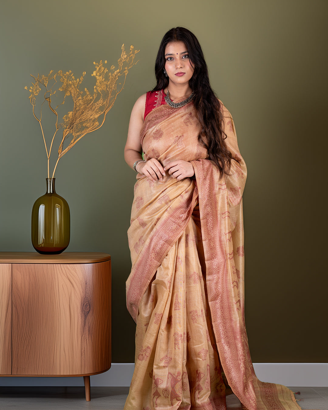 Stone-Age Era | Cotton Saree - Rajathee Sarees