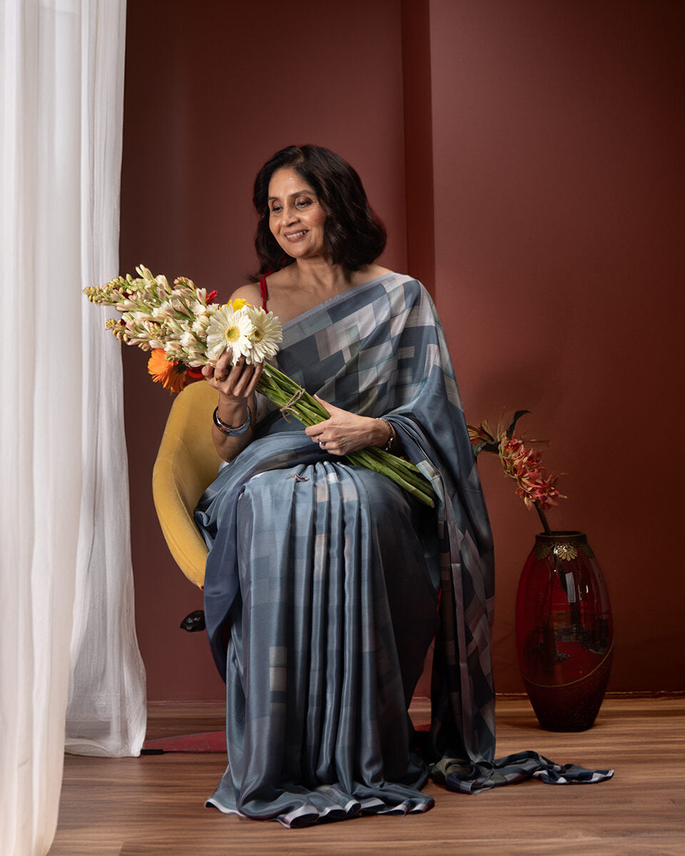 Bloom Lady | Natural Crepe Saree